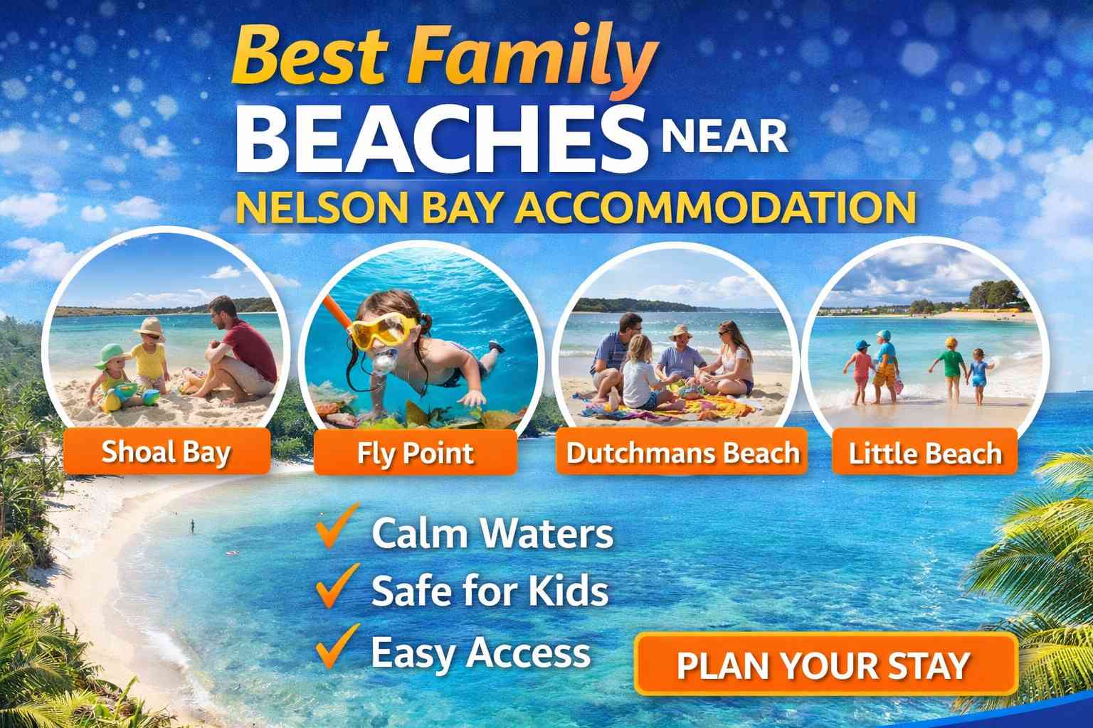 Best Family Beaches Near Nelson Bay Accommodation
