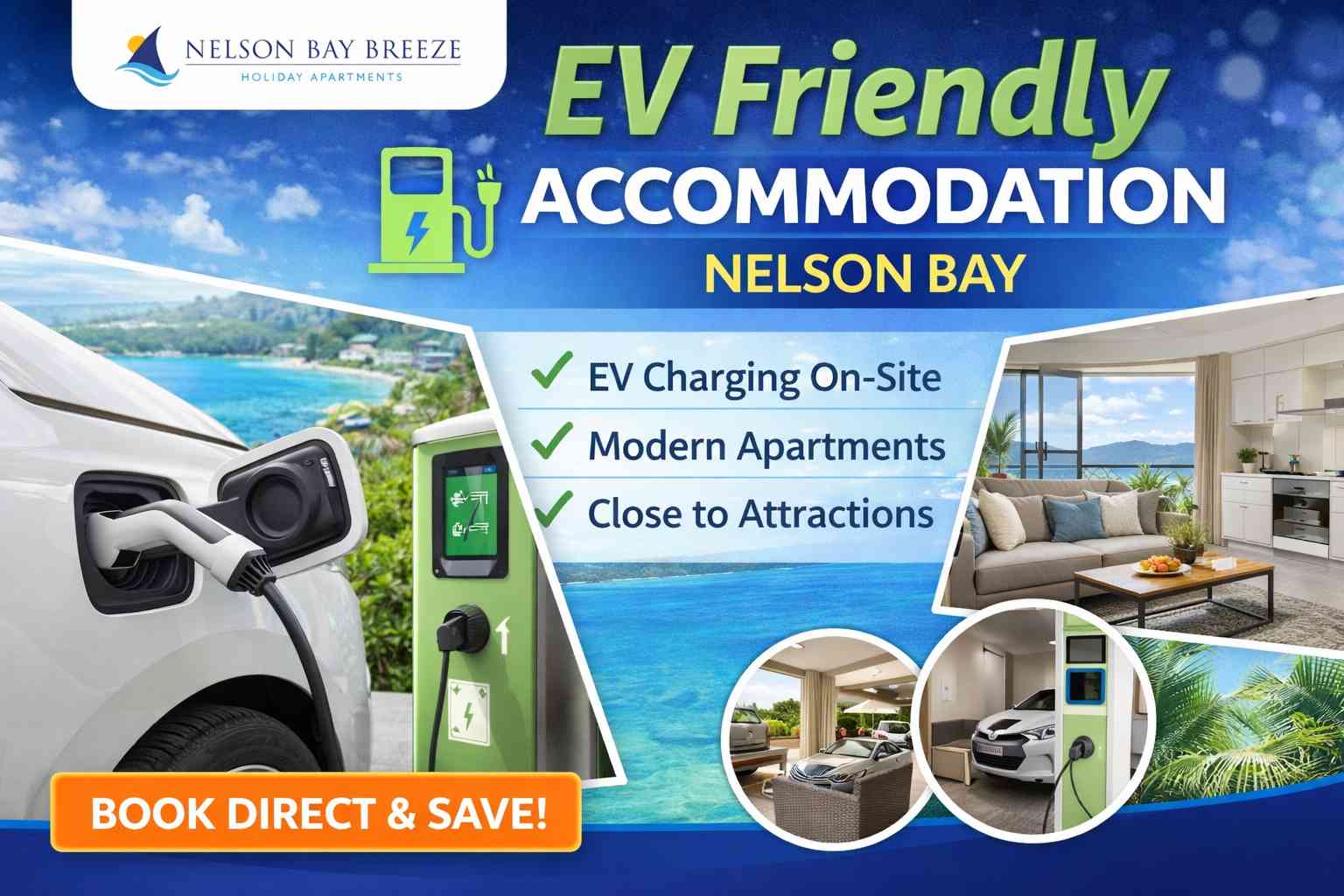 EV Friendly Accommodation in Nelson Bay | Stay and Charge