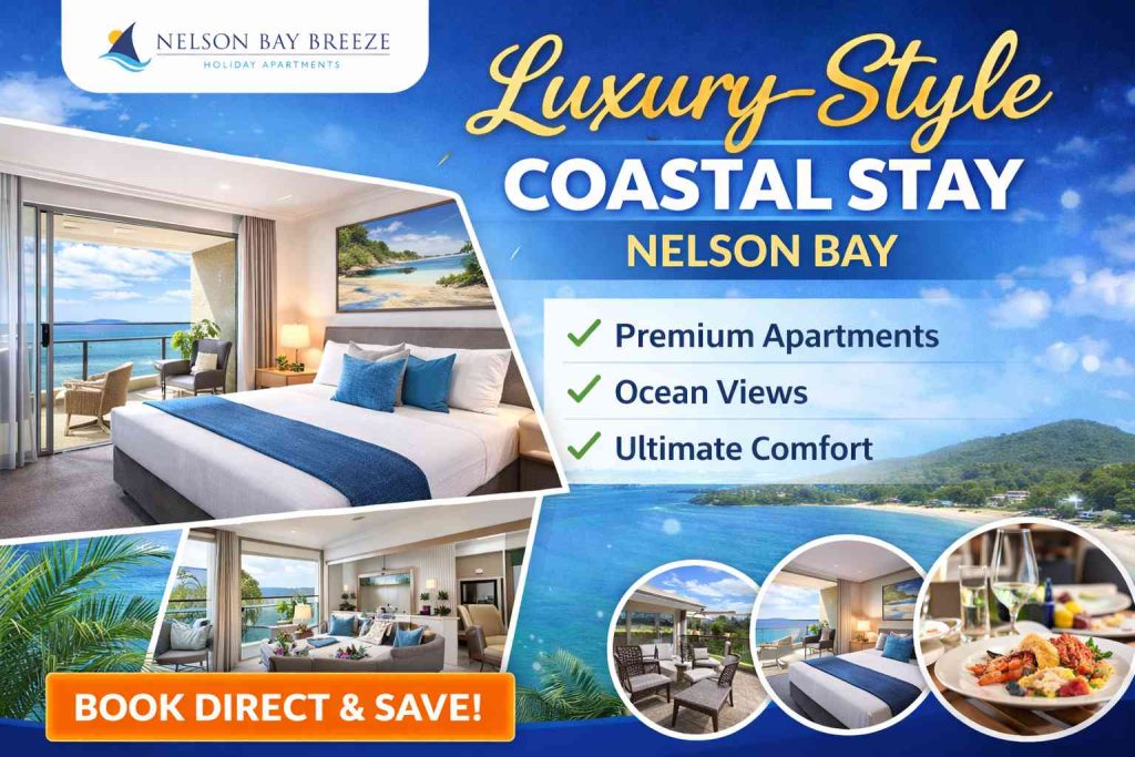 Luxury-Style Coastal Stay in Nelson Bay Holiday Apartments