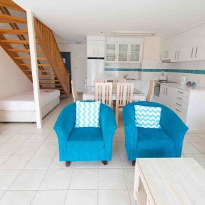 Nelson Bay Breeze Apartment – Open-Plan Living, Kitchen & Dining Space